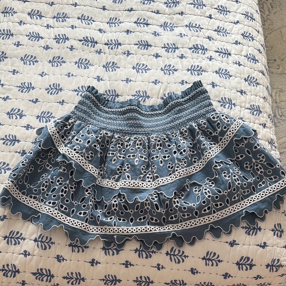 Saylor blue and white skirt XS